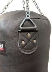 Leather punching bag full MASTERS 140 cm x 40 cm WWS-14040-1