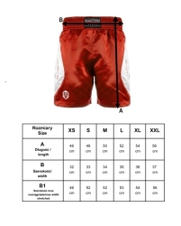 (S) MASTERS SBOX-MFE red boxing shorts M Painted
