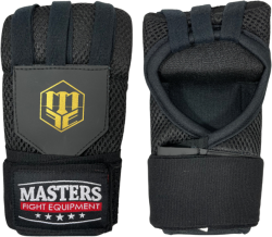 Boxing gel bandages MASTERS BBŻ-GRIP black