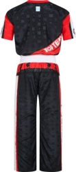 Kickboxing outfit TOP TEN “Urban Arts” black-red (WAKO APPROVED new)