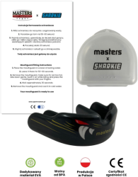 Mouthguard MASTERS OZ-PANTHER black SENIOR