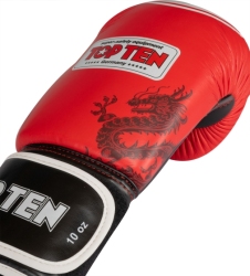 Boxing gloves TOP TEN RTT-LEGACY 10 oz red (WAKO APPROVED)