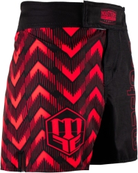 MMA shorts MASTERS PULSE SMMA-P black-red
