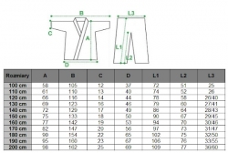 Judo uniform 450 gsm MASTERS - 140 cm