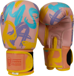Boxing gloves MASTERS RPU-VIBEZ 10 oz PINK