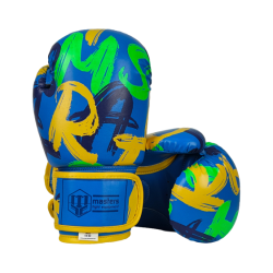 Boxing gloves MASTERS RPU-VIBEZ 10 oz BLUE