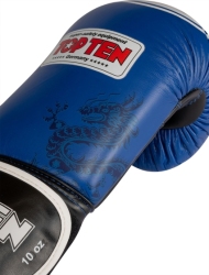 Boxing gloves TOP TEN RTT-LEGACY 10 oz blue (WAKO APPROVED)
