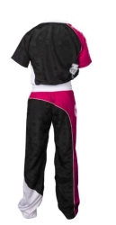 TOP TEN ‘BOW’ kickboxing outfit, black and pink, XL (190 cm)