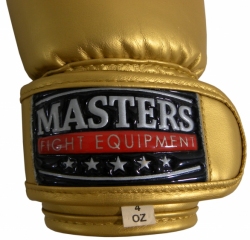 Boxing gloves MASTERS JUNIOR COLLECTION RPU-MJC 4 oz gold