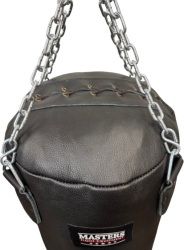 Leather punching bag full MASTERS 140 cm x 40 cm WWS-14040-1