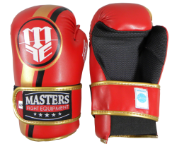 (S) Open gloves ROSM-MASTERS (WAKO APPROVED) red M