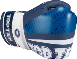 Boxing gloves TOP TEN RTT-NTB Marks 10 oz blue (WAKO APPROVED)