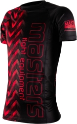 Rashguard short sleeve MASTERS PULSE RSG-P black-red