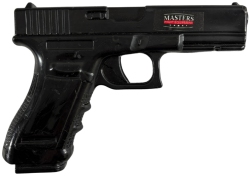 Rubber training gun MASTERS type Glock