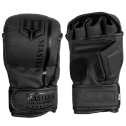 MMA gloves MASTERS GFS-MATT-BLACK