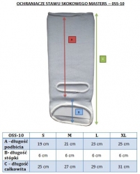 Elastic ankle protector MASTERS OSS-10