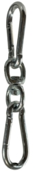 Metal hanger for a bag