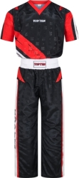 Kickboxing outfit TOP TEN “Urban Arts” black-red (WAKO APPROVED new)