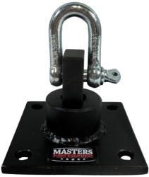 Swivel hook on the ceiling MASTERS for hanging bags black Ho-1