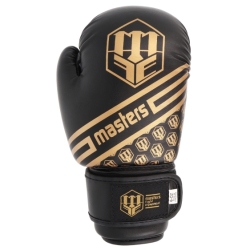 Boxing gloves RPU-20 MASTERS 4 oz black-gold