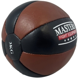 Medicine ball PL-NATURAL 3 kg natural leather