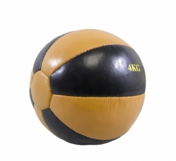 Medicine ball PL-NATURAL 4 kg natural leather