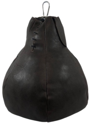 Leather boxing pear CLASSIC GRS-CLASSIC 45 cm x 40 cm full NO1 chocolate