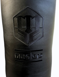 Boxing bag leather 140 cm x 40 cm filled - WWS-14040-1H black