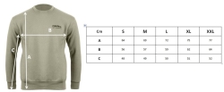 Men's sweatshirt MASTERS BM-MFE green