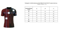 Rashguard short sleeve MASTERS PULSE RSG-P black-red