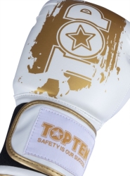 Boxing gloves RTT-POWER INK GOLDEN STAR white-gold