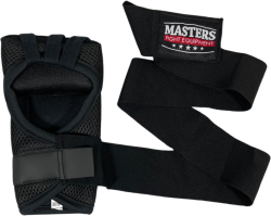 Boxing gel bandages MASTERS BBŻ-GRIP black