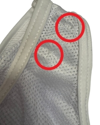 (S) OP-1W XS Chest Protectors White (WAKO APPROVED)