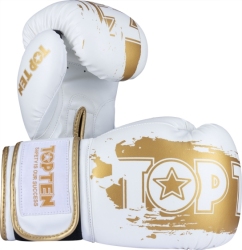 Boxing gloves RTT-POWER INK GOLDEN STAR white-gold