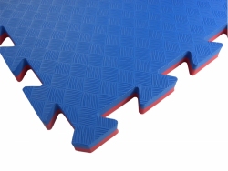 Tatami mats MASTERS 100 x 100 cm x 2 cm blue-red