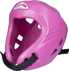 (S) Headguard TOP TEN AVANTGARDE KTT-2 S white (WAKO APPROVED)