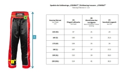 Kickboxing long trousers MASTERS 