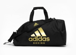 ADIDAS BOXING sports bag black/gold M