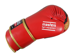 (S) Open gloves ROSM-MASTERS (WAKO APPROVED) red M