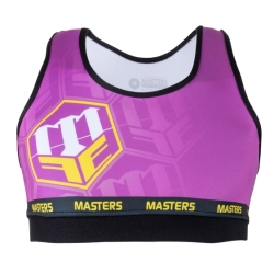 Sports crop top MASTERS KICKGIRL VIOLET
