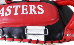 Leather training shields black-red-white - TPAO-Z S3