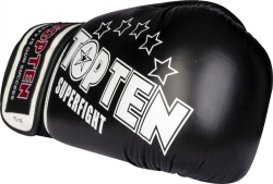 Boxing gloves TOP TEN RTT-10 SUPERFIGHT 3000 STARS black