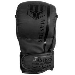 MMA gloves MASTERS GFS-MATT-BLACK