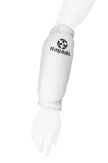 (W) HAYASHI forearm protectors white