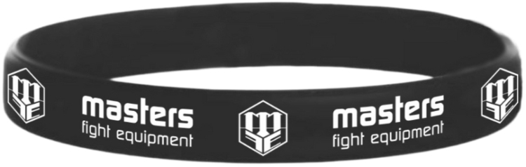  Opaska sylikonowa MASTERS FIGHT EQUIPMENT czarna..