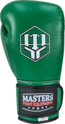 Rękawice bokserskie skórzane RBT-GREENSTRIKE 12 oz zielone