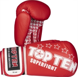 Rękawice bokserskie TOP TEN RTT-10 SUPERFIGHT 3000 STARS (WAKO APPROVED new)