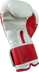 Rękawice bokserskie RPU-FOLK 12 oz białe-czerwone
