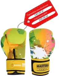 Rękawice bokserskie MASTERS RPU-WASH