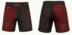 Spodenki do MMA MASTERS PULSE SMMA-P czarno-czerwone